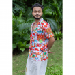Kerala Kuthampally Cotton Multifaceted Light Kerala Art Notch Collar Half Sleeve Shirt