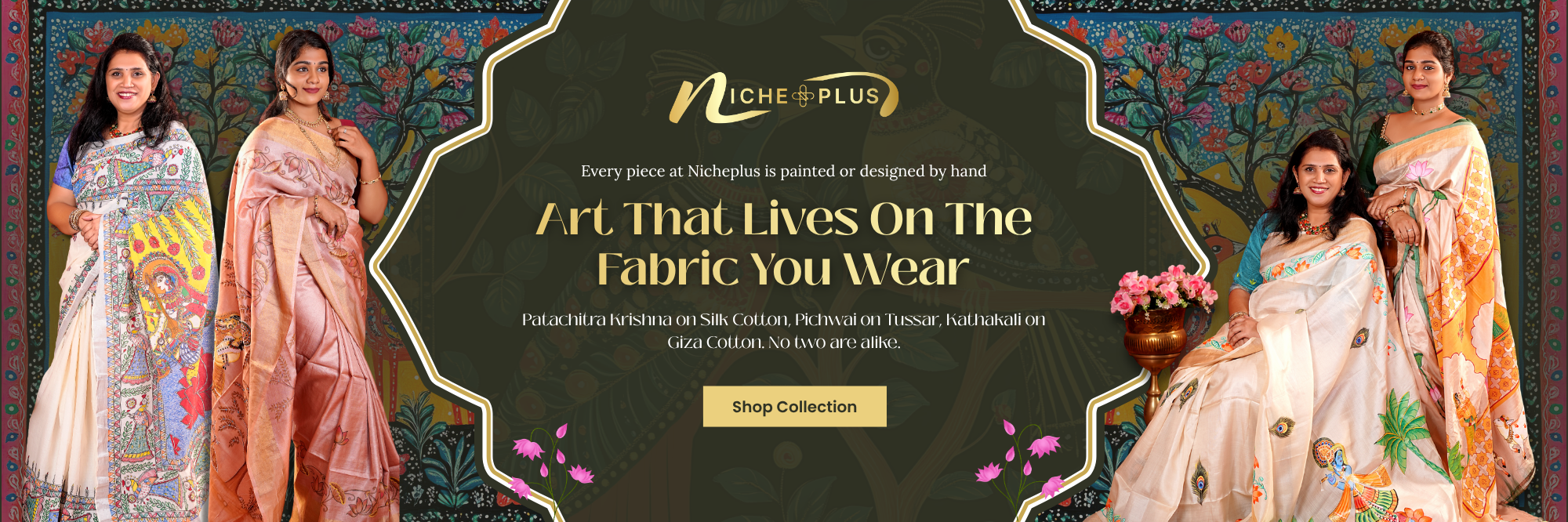 Hand-Painted Sarees