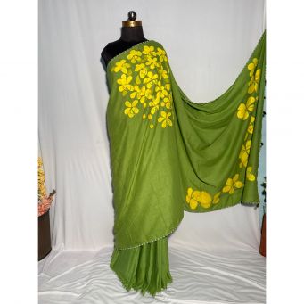 HandPainted Saree