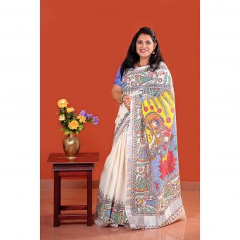NichePlus Signature Hand-Painted Sarees
