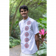 Soft Cotton Linen Blend Multiple Face Theyyam Half Sleeve Short Kurta