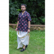 Kerala Kuthampally Cotton Theyyam Notch Collar Half Sleeve Shirt