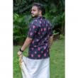 Kerala Kuthampally Cotton Theyyam Notch Collar Half Sleeve Shirt