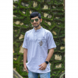 Soft Cotton Linen Blend Embroidered Floral Brown Motif Half Sleeve Short Kurta