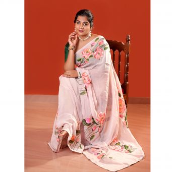 NichePlus Signature Hand-Painted Sarees