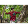 Super Soft Giza Cotton Kerala Kalaripayattu Loop Sleeve Short Maroon Kurta